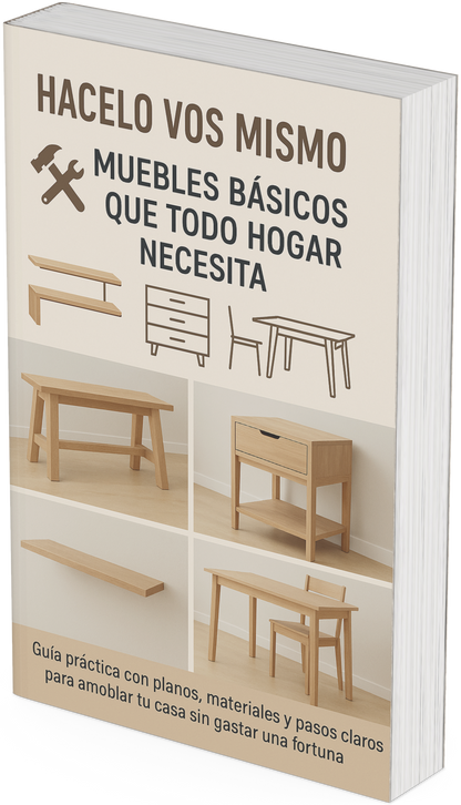 🛠️ Construí 30 muebles que podés vender hoy mismo y generá ingresos desde tu casa