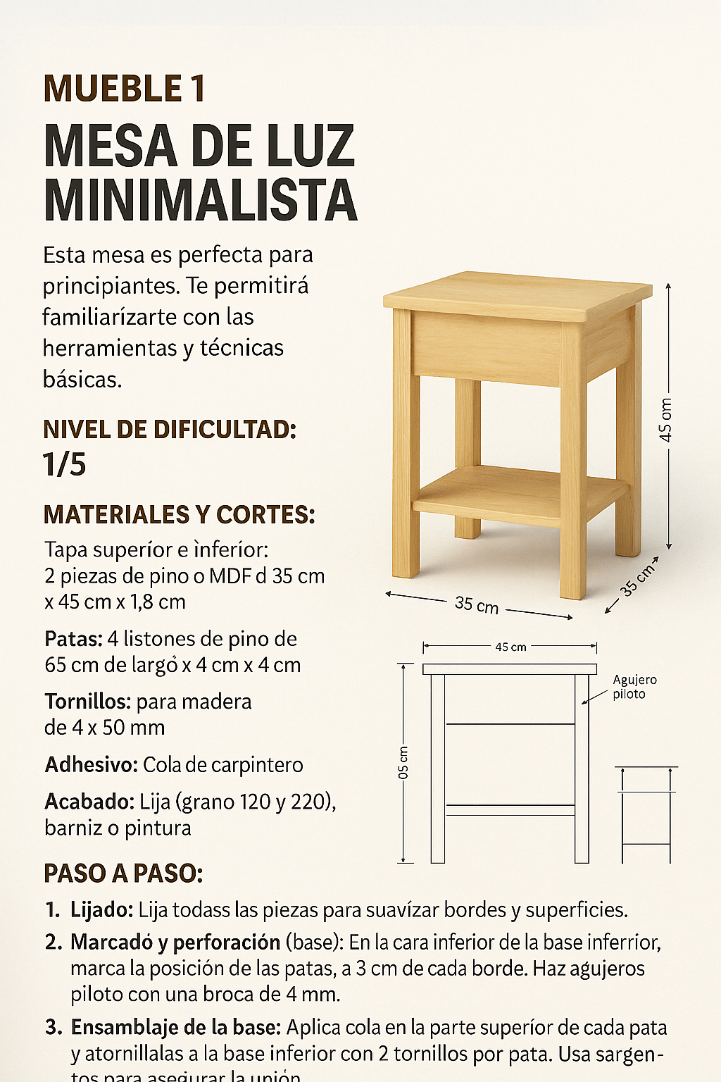 🛠️ Construí 30 muebles que podés vender hoy mismo y generá ingresos desde tu casa